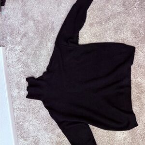 CeCe Black Cowl Neck Sweater
